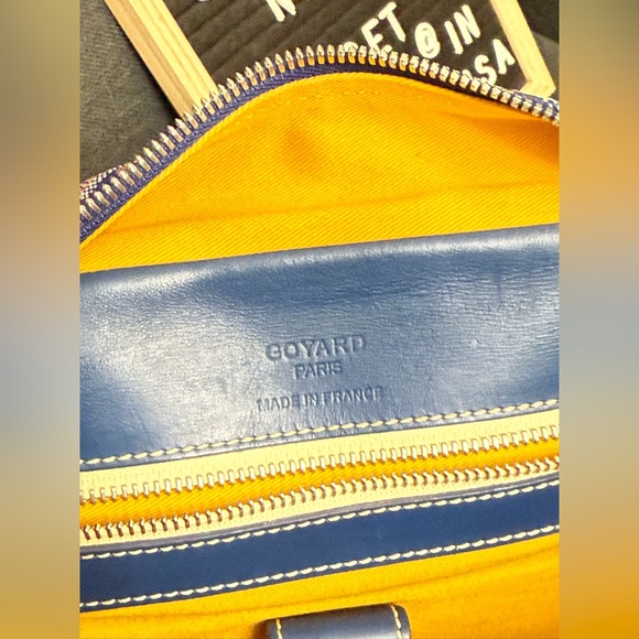 Goyard Blue Ambassade briefcase - Picture 16 of 16